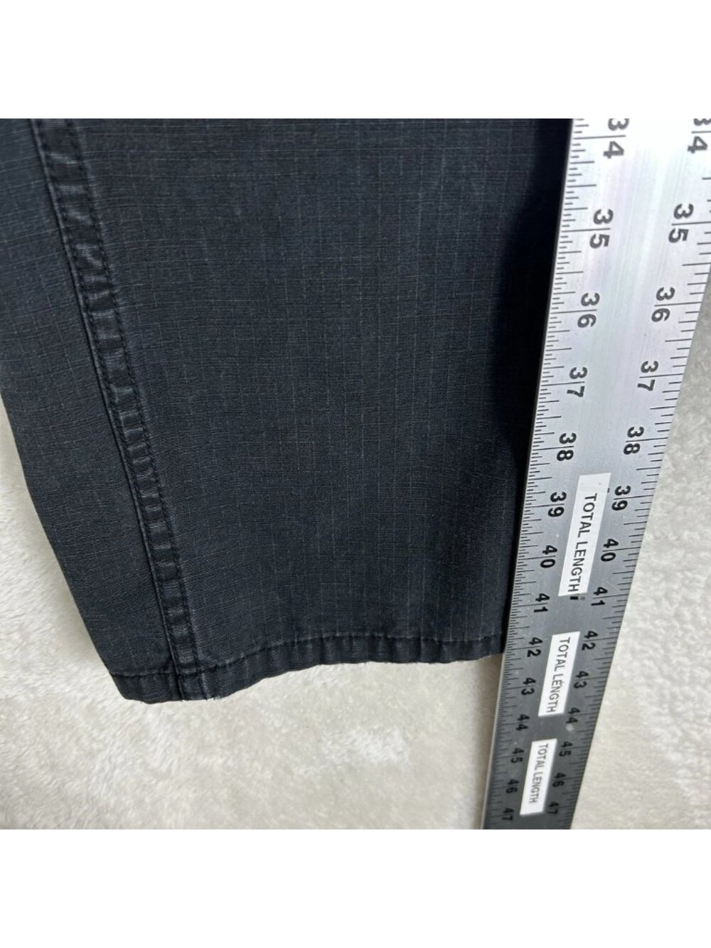 Harley-Davidson Ripstop Cargo Riding Pants Black 2004 Tactical Moto Biker 32x34 - Picture 11 of 16